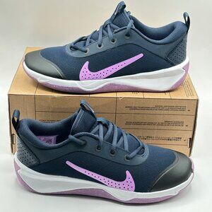 Nike Omni Multi-Court Low Blue / Pink DM9027-401 Size 7y = Women's: 8.5